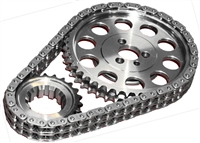 ROL-CS1040 Rollmaster - Timing Chain Set - Double Roller - SBC V8 262-400 - Red Series