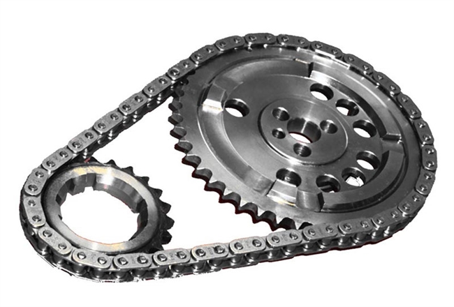 ROL-CS1190 Rollmaster - Timing Chain Set - Single Roller - LS2 - 3 Bolt 4X Cam Reluctor - Red Series