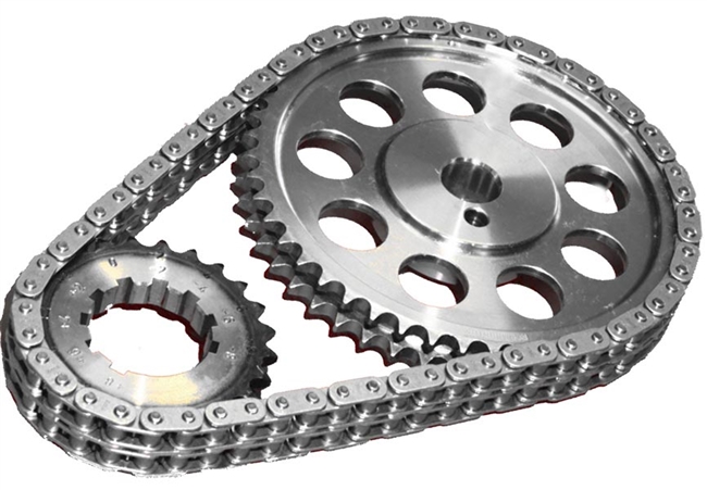 ROL-CS4040 Rollmaster - Timing Chain Set - Double Roller - Ford FE V8 - Red Series