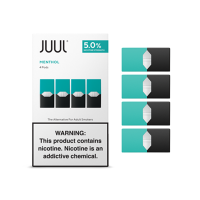 JUUL Menthol 5% 4-pack (8ct/bx)