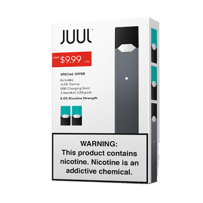 Juul Starter Kit with Two 5% Menthol Pods (4ct/box)