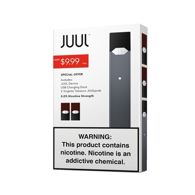 Juul Starter Kit with Two 5% Virginia Tobacco Pods (4ct/box)