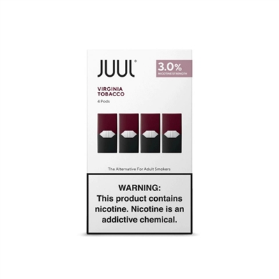 JUUL Virginia Tobacco 3% 4-pack (8ct/bx)