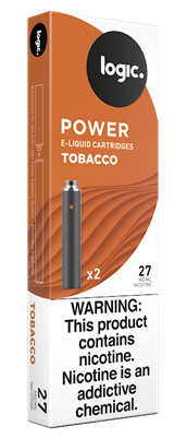 Logic Power Cartridge Tobacco 27 mg/ml 2-Ct (10/bx)
