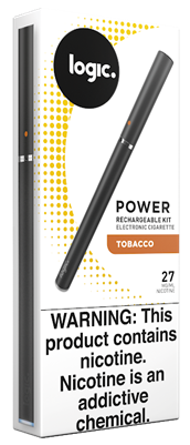 Logic Power Rechargeable Kit Tobacco 27 mg/ml (5/bx)