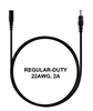 3.3-ft Power Extension Cable - REGULAR-DUTY - 22AWG - 2A -5.5mm x 2.1mm Barrel Connectors - Works with Battery Eliminator Kits