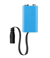 9V Active Dummy Cell Battery - 11" Thin Flat Flexible Cable - 5.5mm x 2.1mm Barrel Socket - Works with Battery Eliminator Kits
