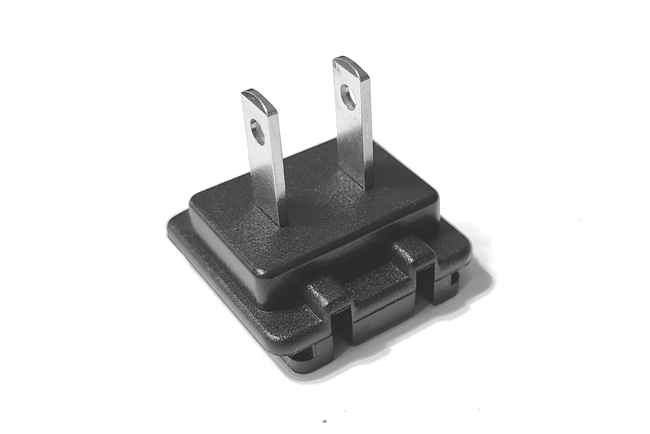 US (United States) - Square Interchangeable Power Plug - Works with AC to DC Wall Power Adapters That Accept Square Interchangeable Power Plugs - Works with Battery Eliminator Kits