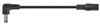 6-Inch Right-Angle Adapter Cable - 5.5mm x 2.1mm Barrel Connectors - Works with Battery Eliminator Kits