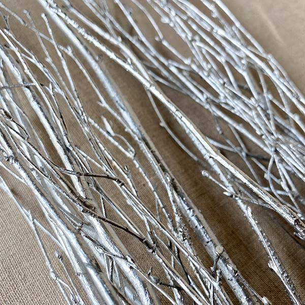 Birch Branches 3-4 ft Silver