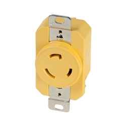 Marinco 205CRR 20A 125V Locking Shore Power Outlet Receptacle