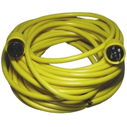 Marinco PH6599 Marine Phone Cordset 50 Feet Yellow