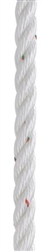 Pro-Set-3 Nylon White Rope 3-strand - 1200' roll