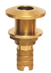 Thru-Hull Fitting with Nut for Hose Bronze