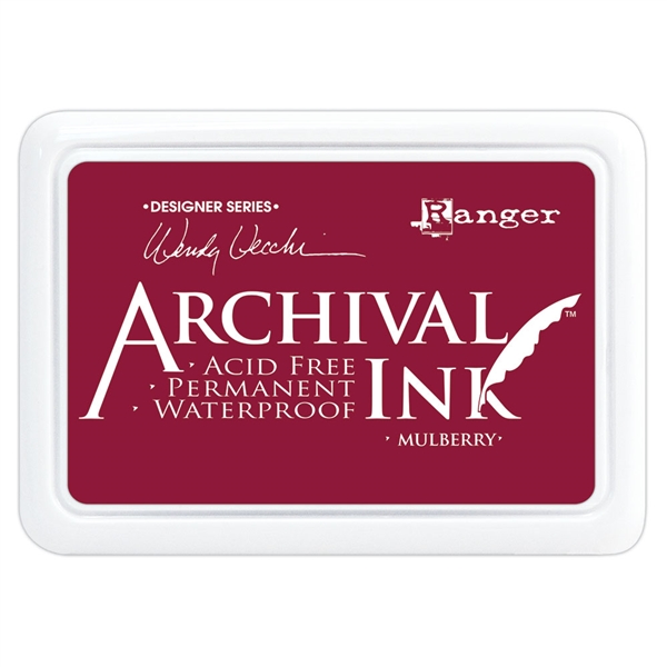 Ranger Wendy Vecchi Make Art Archival Ink Pad - Mulberry AID73994