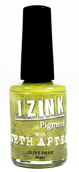 Aladine Seth Apter Izink Pigment - Olive Drab 80630