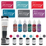 Ranger Archival Ink Pad, Reinkers, Stickles Full March 2024 Release Bundle