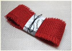 Red Jute Mesh (Burlap) Ribbon