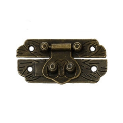 Antique Bronze Decorative Box Latch