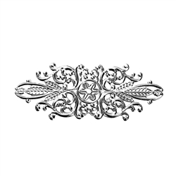 Silver Tone Filigree - set of 2