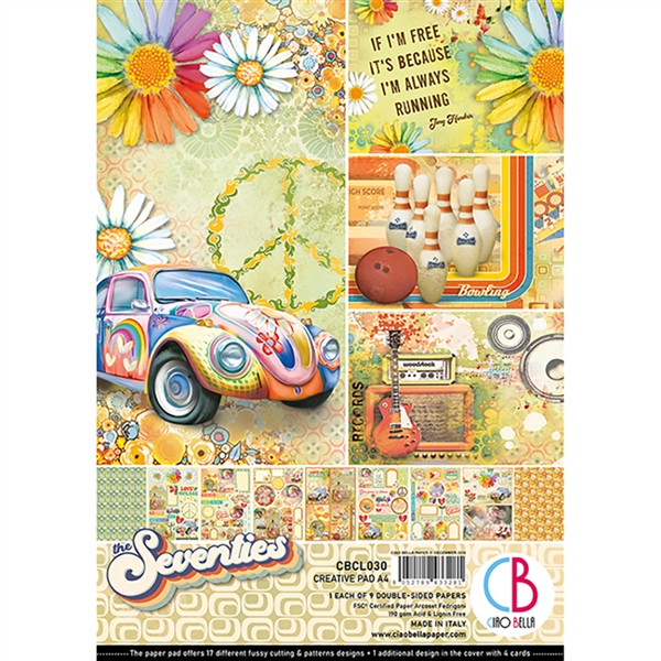 Ciao Bella - Seventies A4 Paper Pad CBCL030