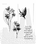 Tim Holtz Stampers Anonymous Stamp Nature's Moments CMS001