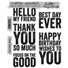 Stampers Anonymous Tim Holtz Stamp Set - Bold Sayings CMS433