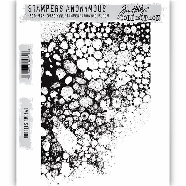 Stampers Anonymous Tim Holtz Stamp Set - Bubbles CMS449