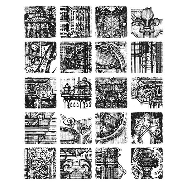 Stampers Anonymous Tim Holtz Stamp Set - Creative Blocks CMS464