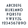 Sizzix Bigz XL Alphabet Die -  Deco by Tim Holtz 661815