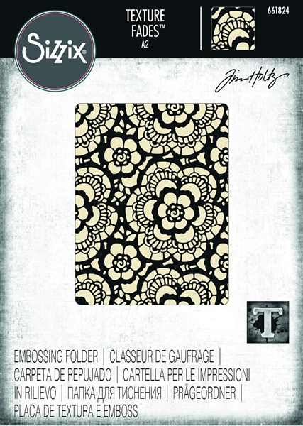Sizzix Tim Holtz Embossing Folder  - Lace 661824