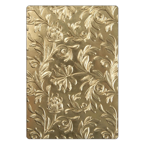 Sizzix Tim Holtz 3-D Texture Fades Embossing Folder - Botanical 662716