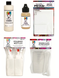 (EARLY JULY PRE-ORDER) Dina Wakley Pouring Medium Bundle - 5 pieces