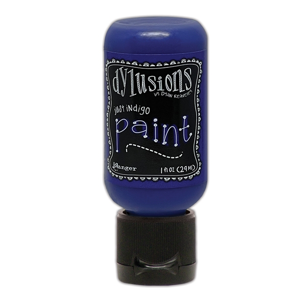 Ranger Dylusions Paint 1oz Flip Cap - Just Indigo DYQ85652