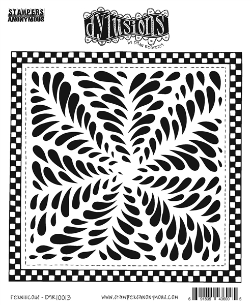 Stampers Anonymous Dyan Reaveley's Dylusions Fernilicious DYR10013