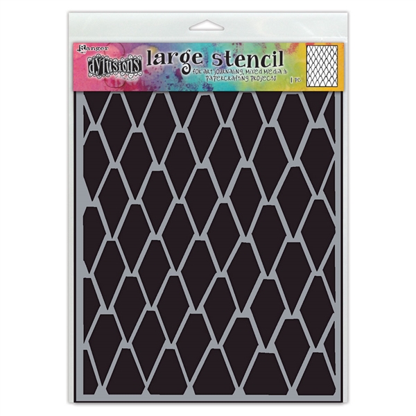 Ranger Dylusions Stencil, Large - On Point DYS85065