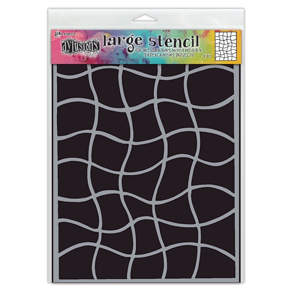 Ranger Dylusions Stencil, Large - Street Map DYS85089