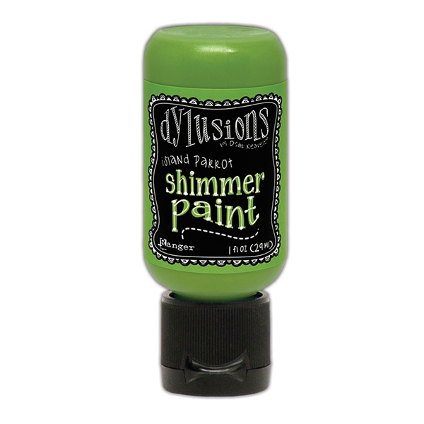 Ranger Dylusions Shimmer Paint - Island Parrott DYU81388