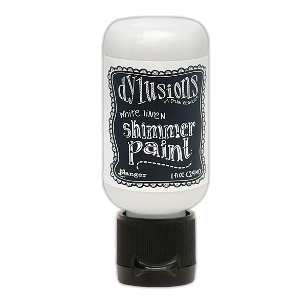 Ranger Dylusions Shimmer Paint - White Linen DYU81494