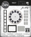 Sizzix Thinlits Die Set 15PK â€“ Vault Picture Show by Tim Holtz 666602