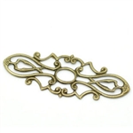 Antiqued Bronze Filigree Pieces - Set of 4