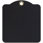 Graphic 45 - Square Tags - Black