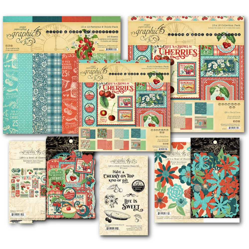 Graphic 45 LET'S GET ARTSY (8 Sheets) 12x12 Paper Collection Journal  Scrapbook