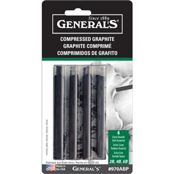 General Compact Graphite Sticks - 4 pack