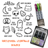 Halloween Clearance Bundle #1 - Tiny Frights CMS468 + Mica Spray Set #2 & Pearlescent Crayon Set #4