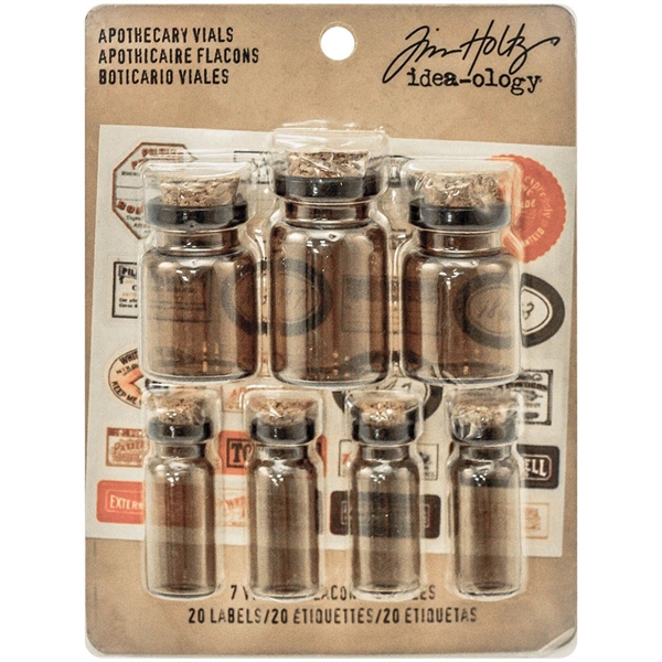 Tim Holtz Idea-ology Apothecary Vials TH93302