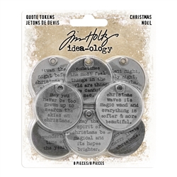 Tim Holtz Idea-ology Quote Tokens, Christmas