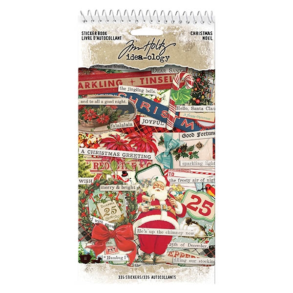 Tim Holtz Idea-ology Sticker Book, Christmas TH93999