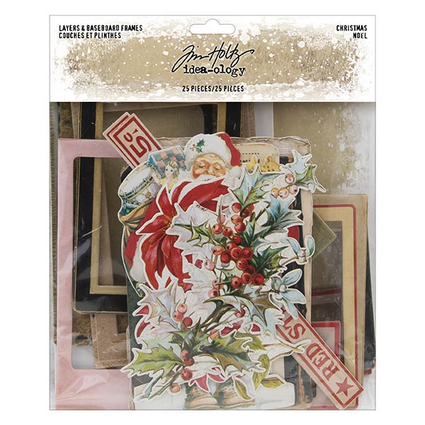 Tim Holtz Idea-ology Layers & Baseboard Frames, Christmas TH94017