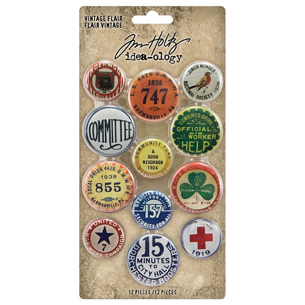 Advantus Tim Holtz Idea-ology Vintage Flair TH94027